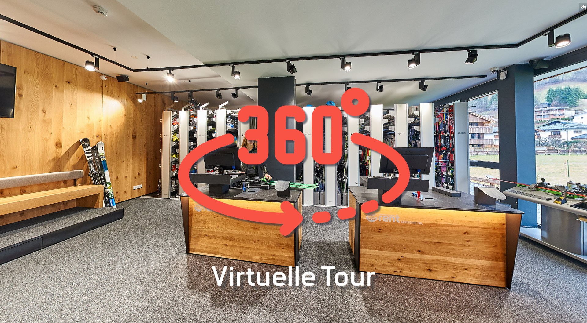 Virtuelle Tour Schuh-Sport Kendlbacher Großarl